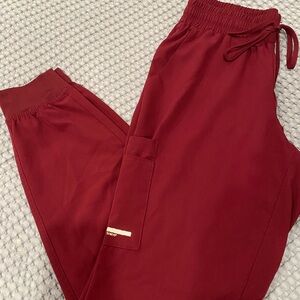 Barco Uniforms Burgundy/Plum Colored Jogger Scrub Pants